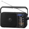 Panasonic RF-2400DEG-K Portable Analog AM/FM Radio - Black