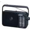 Panasonic RF-2400DEG-K Portable Analog AM/FM Radio - Black