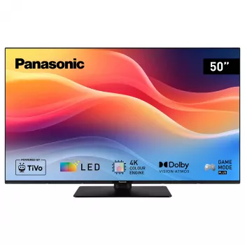 Panasonic TB-50W61A 50 inch 4K LED Smart TV with TiVo, Dolby Vision, Dolby Atmos, Black