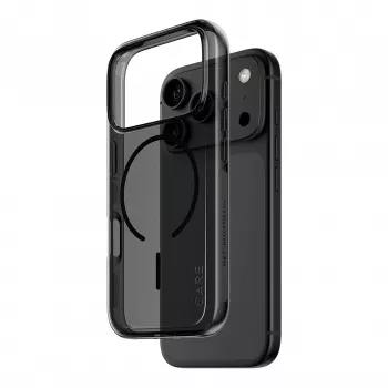 PanzerGlass CARE Smokey Case with Black MagSafe for iPhone 17 Pro