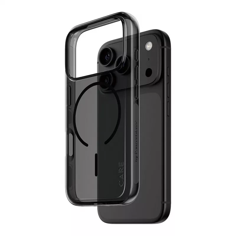 PanzerGlass CARE Smokey Case with Black MagSafe for iPhone 17 Pro