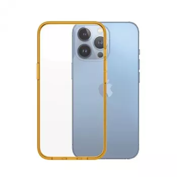 PanzerGlass ClearCase for Apple iPhone 13 Pro Tangerine – Anti-Yellowing, MagSafe, MIL-STD-810H Drop Protection