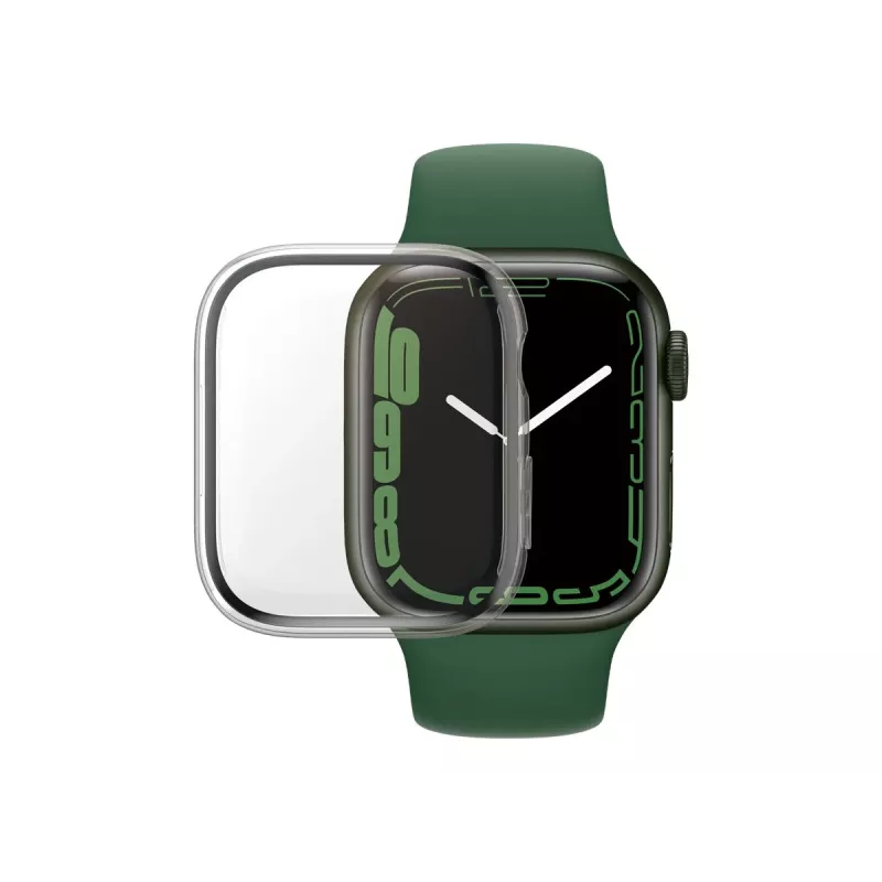 PanzerGlass Full Body Protector for Apple Watch Series 7/8/9 41mm – Transparent 9H Tempered Glass
