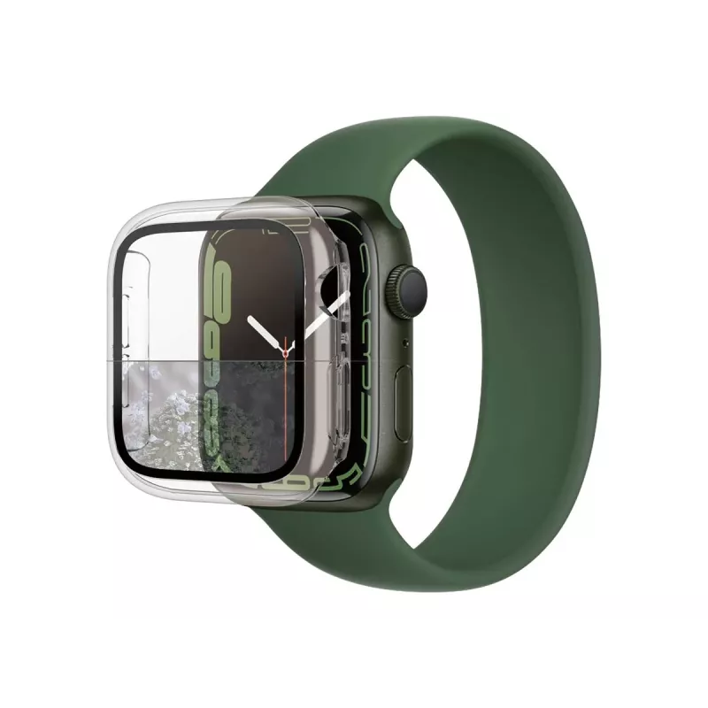 PanzerGlass Full Body Protector for Apple Watch Series 7/8/9 41mm – Transparent 9H Tempered Glass