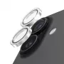 PanzerGlass Hoops Glitter Silver Camera Lens Protector for iPhone 17 / iPhone 16 / 16 Plus