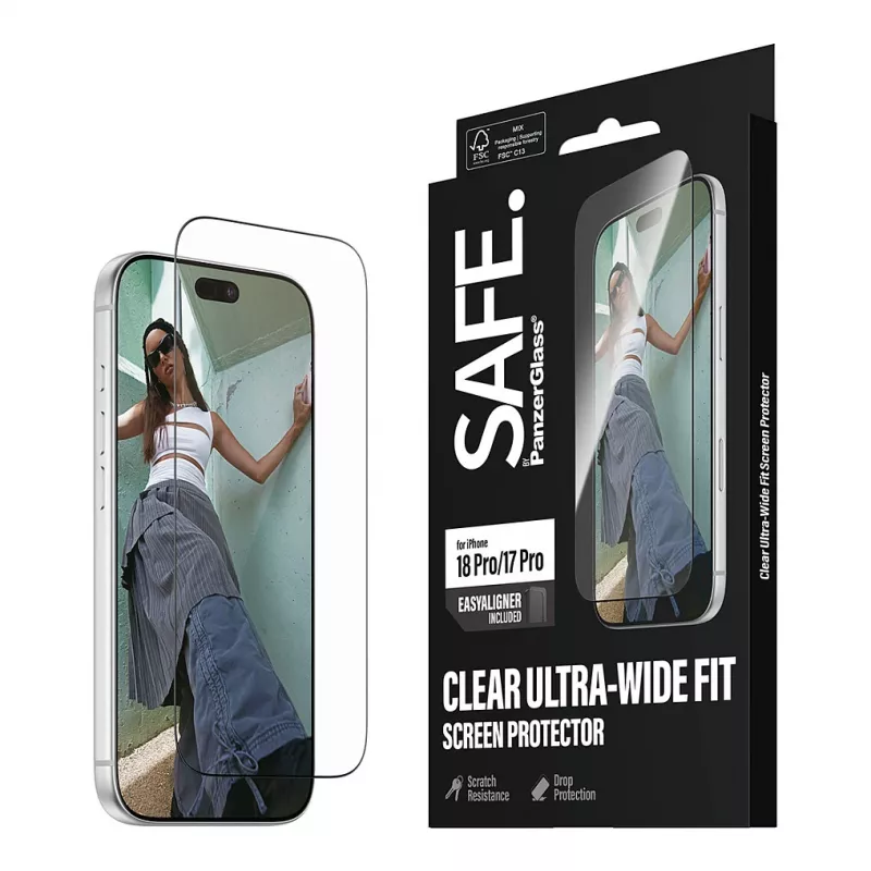 PanzerGlass SAFE. Screen Protector for iPhone 18 Pro / 17 Pro