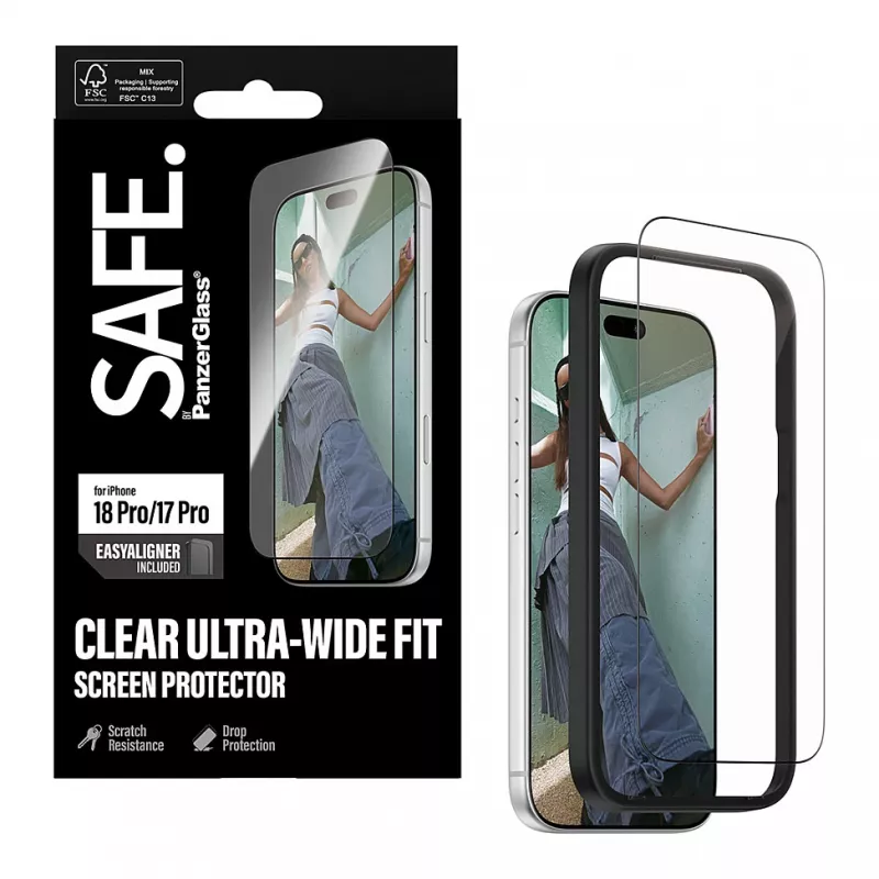 PanzerGlass SAFE. Screen Protector for iPhone 18 Pro / 17 Pro
