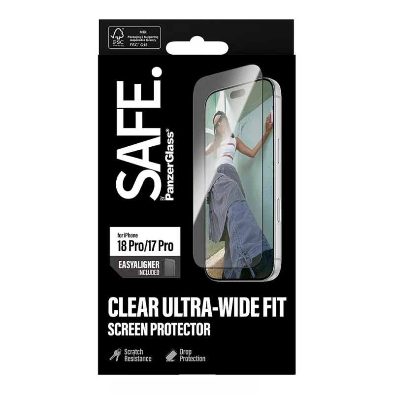 PanzerGlass SAFE. Screen Protector for iPhone 18 Pro / 17 Pro
