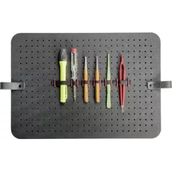 PARAT CLASSIC Perforated Tool Case Insert Panel for Flexible Tool Organisation, Black, 460 x 310 x 5 mm 497000171