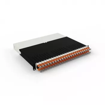 PATCHBOX 8RU STP CAT6A 8-Port Shielded Patch Panel (Orange)