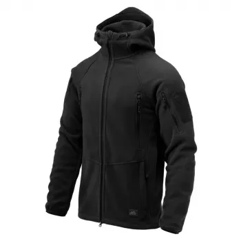 Patriot Mk 2 Hybrid Fleece Hoodie - Black