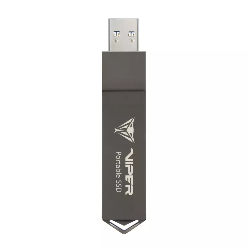 Patriot PVP30 2TB Duo Compact External Portable SSD - USB 3.2 Gen 2 Type-C, 1000 MB/s, Aluminum, Black
