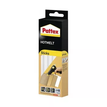 Pattex Hot Glue Sticks Hot Supermatic, 9H PTK6, 6 x 200 mm, 11 mm Diameter, Transparent