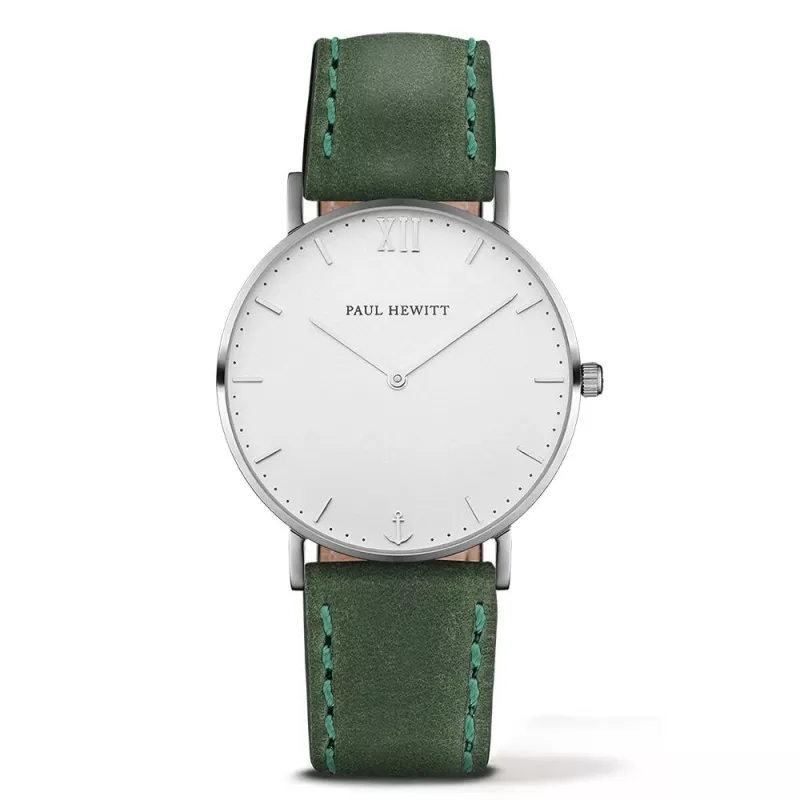 Paul Hewitt Sailor Line Unisex Quartz Watch 39mm Stainless Steel Mesh Silver PH-SA-SSTW12S