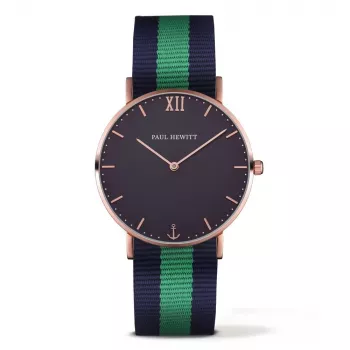 PAUL HEWITT Sarstain Unisex Watch 39mm Stainless Steel Mesh Black Gunmetal PH-SARSTBNG20