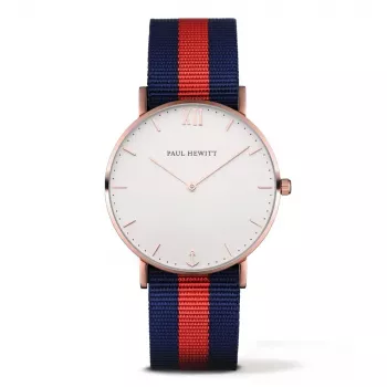 Paul Hewitt Unisex Watch PHSARSTWNR20S 39mm Rose Gold Stainless Steel Mesh