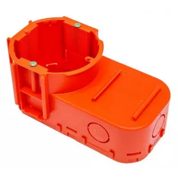 PAWBOL A.0085 Flush-Mounted Junction Box for Electronics, 68 mm, Orange