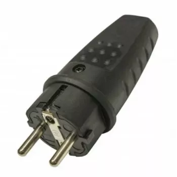 PAWBOL D.3158L LUX Portable Rubber Power Plug 250V 16A IP44 Schuko