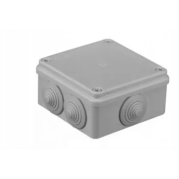 PAWBOL S-BOX 106 Halogen-Free IP65 Junction Box 100x100x50mm Grey