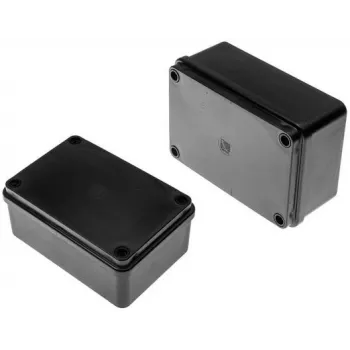 PAWBOL S-BOX 216C Hermetic Junction Box 120x80x50 mm IP65 Halogen-Free Black