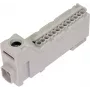 PAWBOL Screwless Terminal Strip LZB E.4136SZ Grey (12-Pole, 450V, 24A)