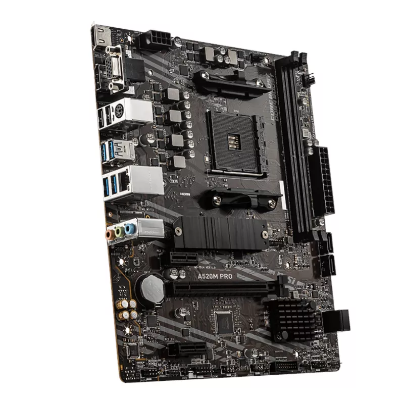 PCBuilder AMD Ryzen 5 5600XT LEVEL UP Core Upgrade Kit - MSI A520M, 16GB DDR4 3600MHz, Micro-ATX