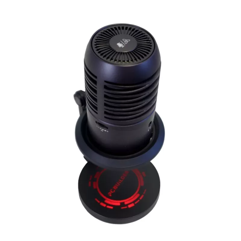 PCBuilder CAST CORE USB Gaming Microphone - Condenser, Cardioid, RGB, USB-C