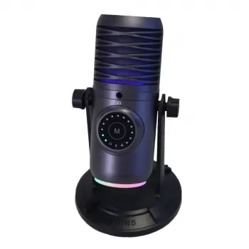 PCBuilder CAST ULTRA USB Gaming Microphone - Condenser, Cardioid, RGB, Zero-Latency Monitoring