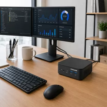 PCBuilder CUBE Intel Core 3-100U 12GB DDR5 512GB Windows 11 Home Mini PC