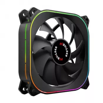 PCBuilder TORNADO CHILL 120mm ARGB PWM Case Fan - Black