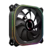 PCBuilder TORNADO CHILL ARGB 120mm Fan Kit - 3 Pack, Addressable RGB, PWM, Hydraulic Bearing, 65 CFM, 6-Port Hub