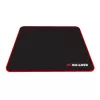 PCBuilder TRACK Small Mouse Pad – Cloth Surface, Anti-Fray Stitched Edges, Non-Slip Rubber Base, 3mm Thick, Black