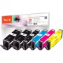 Peach 320124 - Black - Cyan - Magenta - Yellow - Pigment Based Ink - 8.5 ml - 6 Piece(s) - Multipack