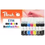 Peach 321707 Standard Yield Ink Refill Bottle Set 70 ml 7-Pack Multipack