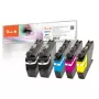 Peach PI500-267 Multipack Compatible Ink Cartridges for Brother LC-3213 (5-Pack, Black & Colour, 850/1375 Pages)