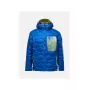 Peak Performance Men's Helium Aop Utility Down Hood Jacket Blue Size S