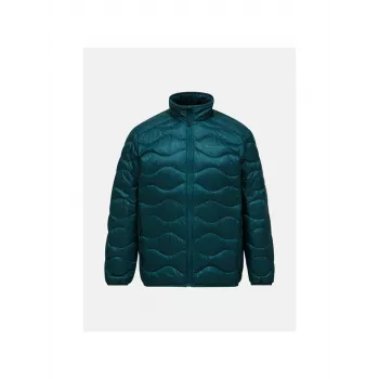 PEAK PERFORMANCE Men's Helium Down Jacket Green Size S - 700 Fill Power, Recycled Polyamide, Packable