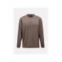Peak Performance Men's M Trail Polartec Power Grid Crew Mid-Layer Fleece Brown XL