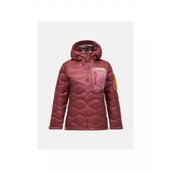 PEAK PERFORMANCE Women's Helium AOP Utility Down Hood Jacket XL Multicolor