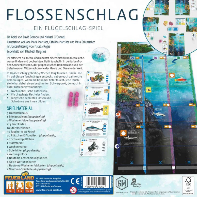 PEGASUS Feuerland Spiele Flossenschlag 31052