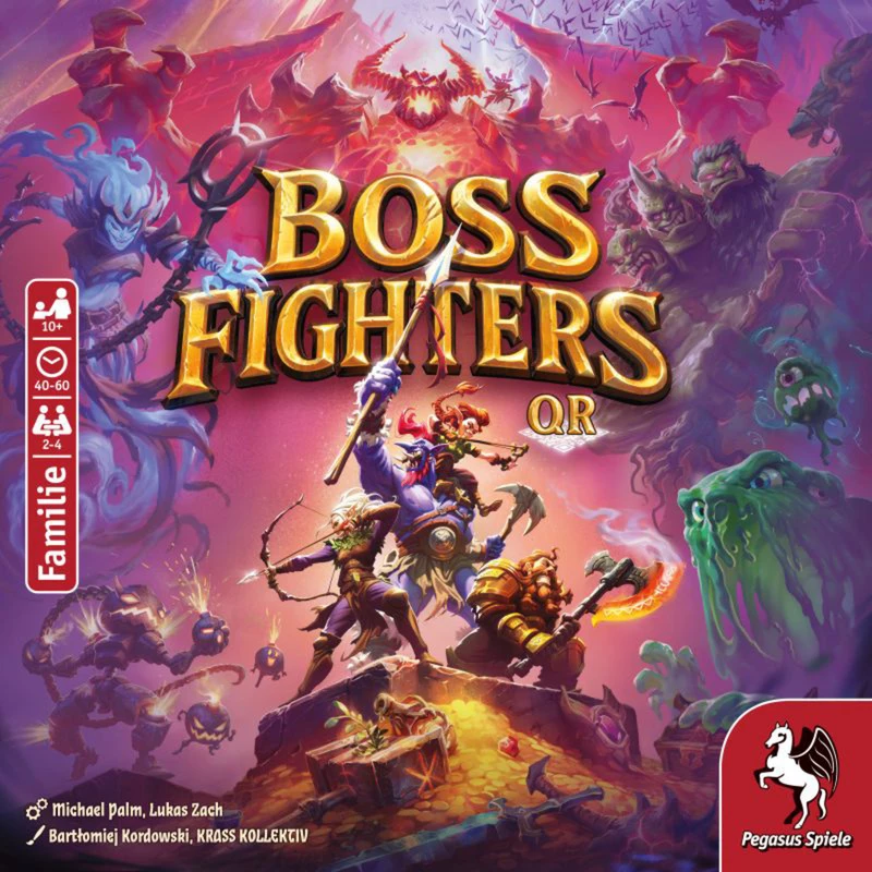 Pegasus Spiele Boss Fighters QR Cooperative Card Game (51270G)