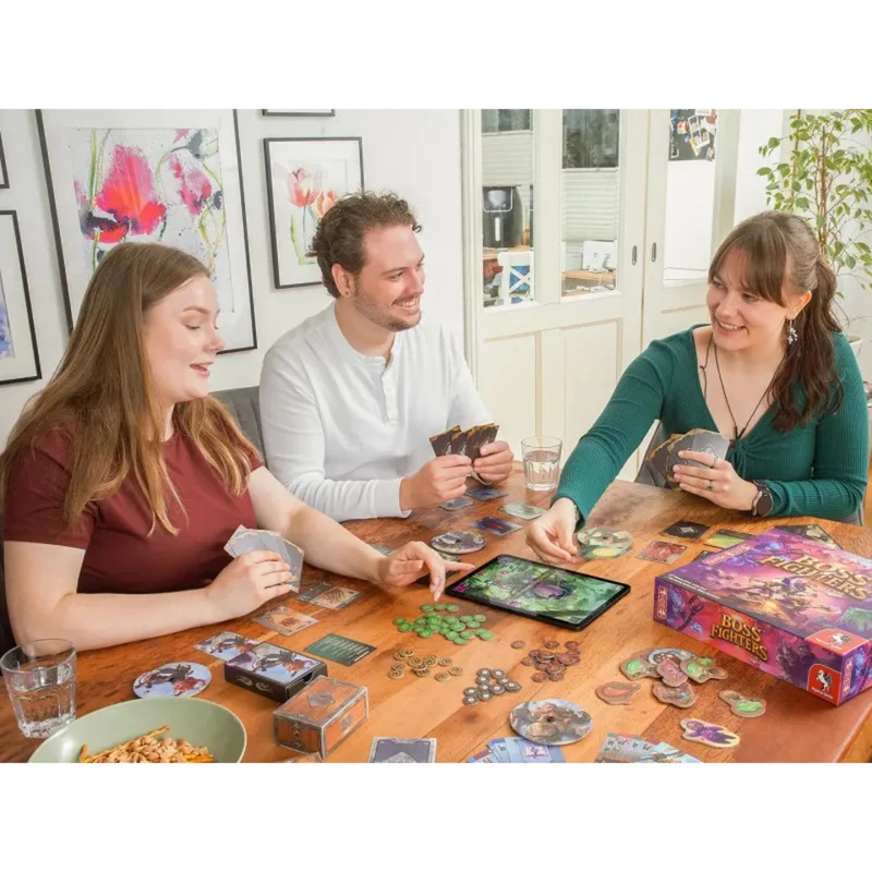 Pegasus Spiele Boss Fighters QR Cooperative Card Game (51270G)