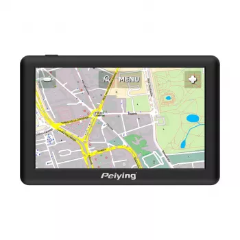 Peiying Basic PY-GPS5015 GPS Navigation with 5-Inch TFT LCD Touchscreen, Preloaded Europe Map, 4GB Storage, 950mAh Battery