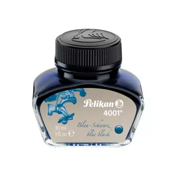 Pelikan 4001 Fountain Pen Ink, Blue-Black, 30 ml Glass Bottle 301028