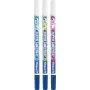 Pelikan 603225 Felt Tip Pen Medium Blue 3 Pack
