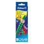 Pelikan 700610 Coloured Pencils Set of 6 (Black, Brown, Green, Red, Violet, Yellow)