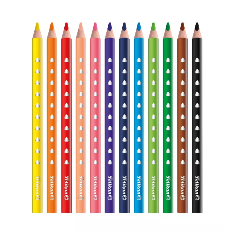 Pelikan 700627 Coloured Pencils - Set of 12 Assorted Colours
