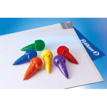 Pelikan 804073 Wax Crayons Set of 6 Assorted Colours in Cardboard Box