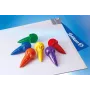 Pelikan 804073 Wax Crayons Set of 6 Assorted Colours in Cardboard Box