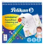 Pelikan 811231 Coloring Set, 15 Pages, Boys/Girls, Colored Pencils Included, Picture Set to Color